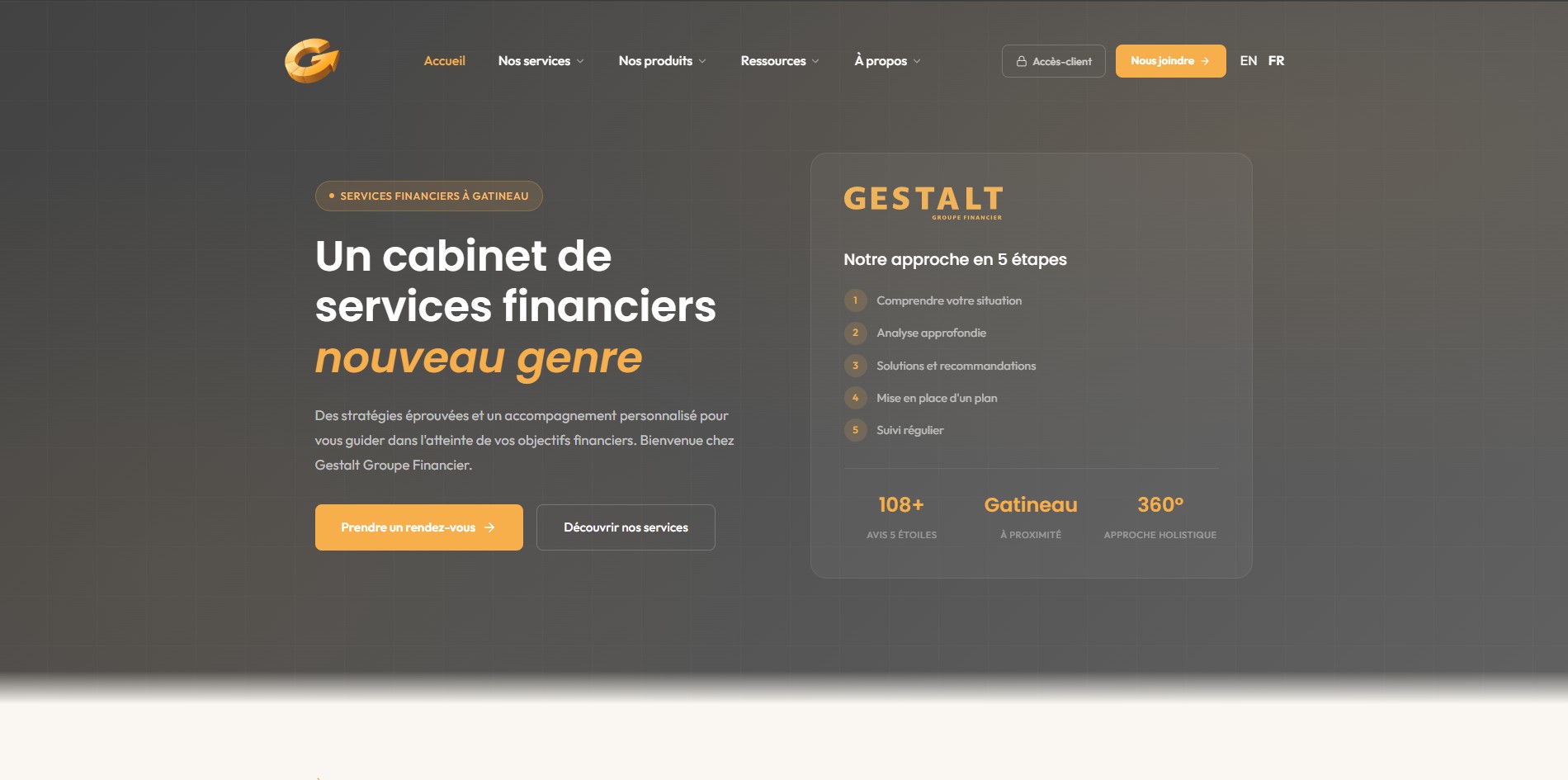 Gestalt Groupe Financier — premium financial services