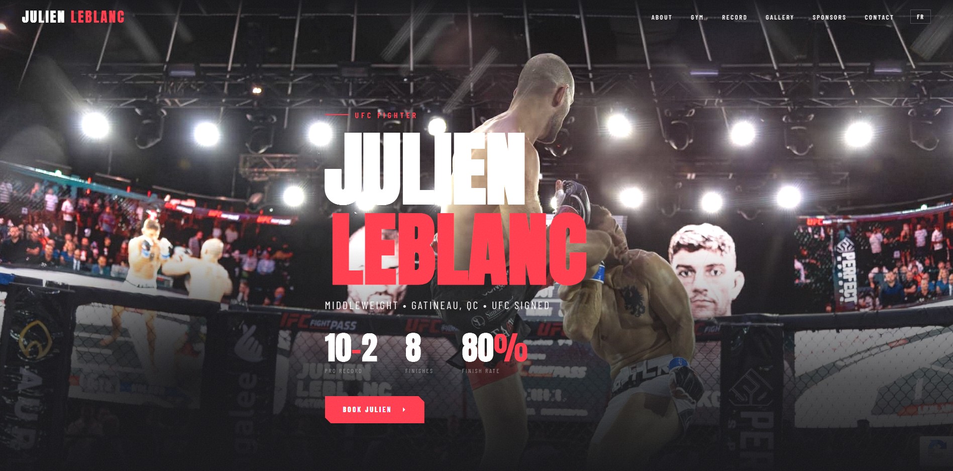 Julien Leblanc — official UFC fighter site