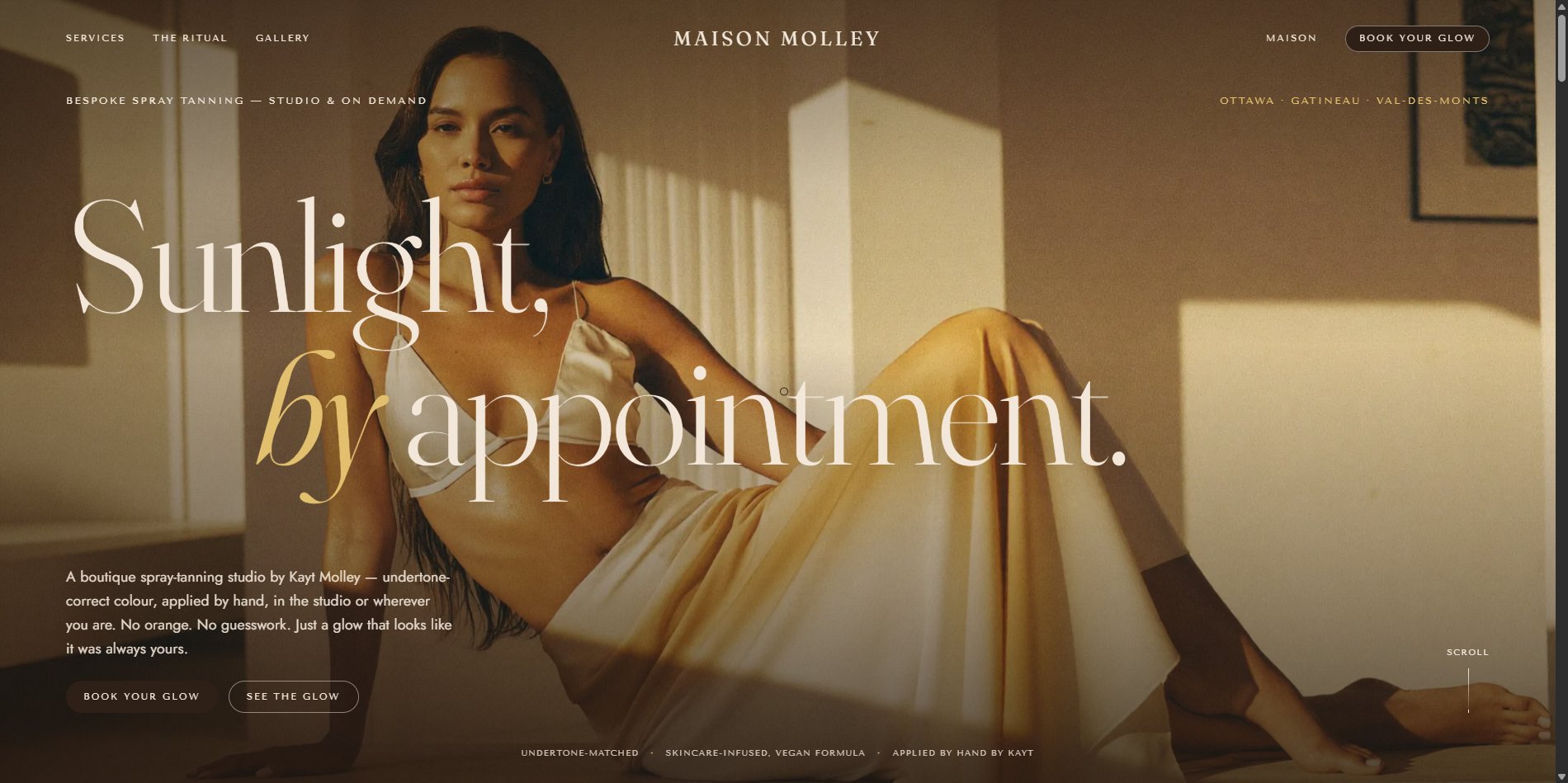 Maison Molley — Web, Brand, Beauty