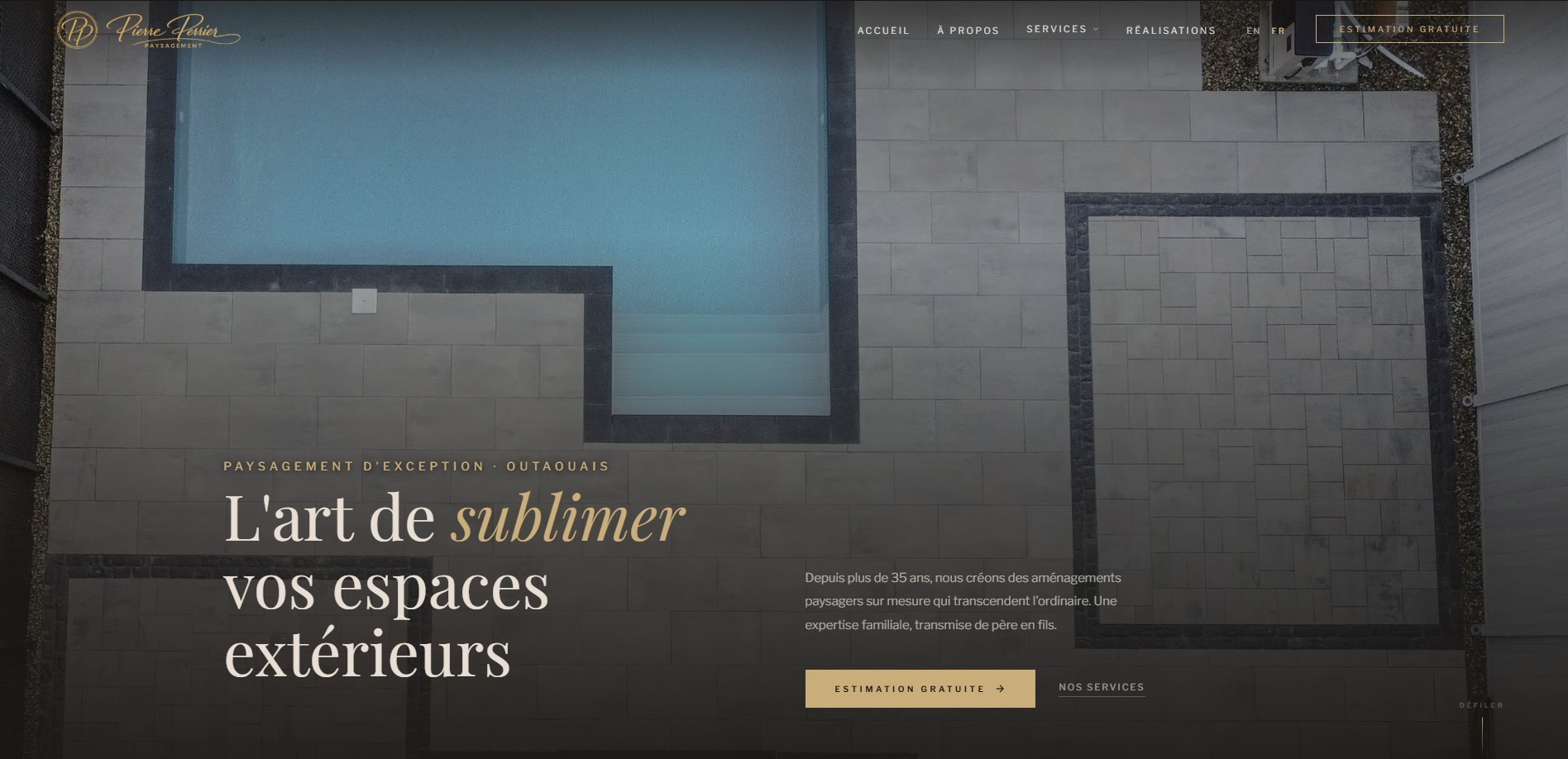 Paysagement Pierre Perrier — landscaping rebrand